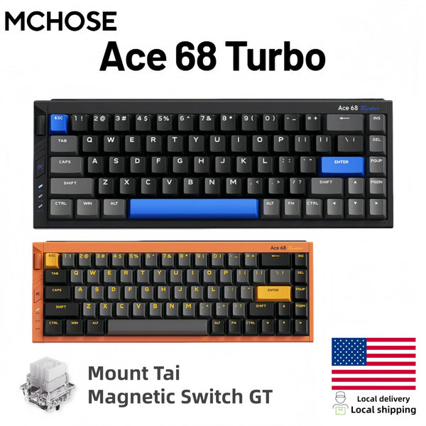 MCHOSE Ace68 Turbo Aluminum Wired Magnetic Keyboard, photo 1
