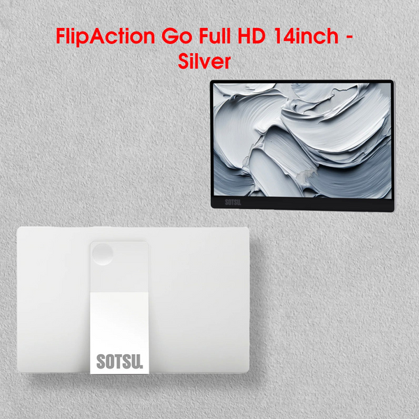 จอภาพพกพา SOTSU FlipAction Pro ขนาด 16 นิ้ว และ 14 นิ้ว - เพิ่มประสิทธิภาพพื้นที่ทำงานของคุณ 