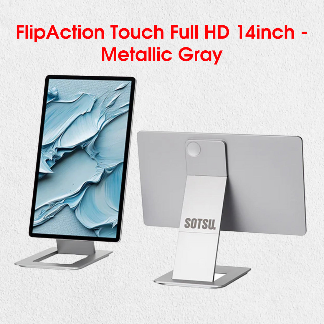 จอภาพพกพา SOTSU FlipAction Pro ขนาด 16 นิ้ว และ 14 นิ้ว - เพิ่มประสิทธิภาพพื้นที่ทำงานของคุณ 