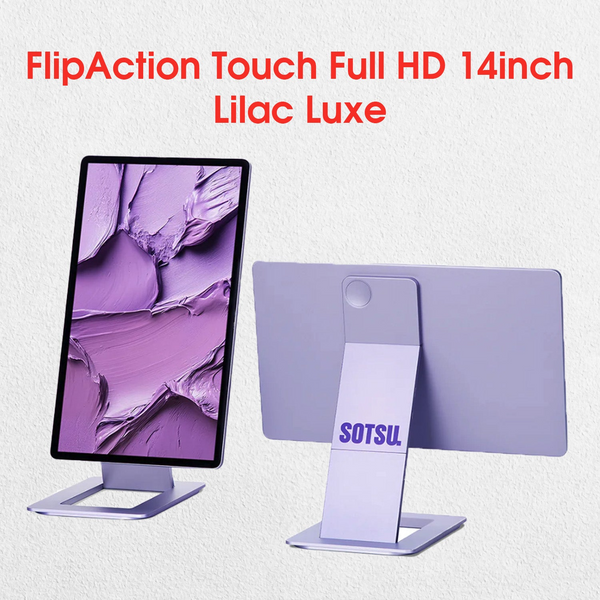 จอภาพพกพา SOTSU FlipAction Pro ขนาด 16 นิ้ว และ 14 นิ้ว - เพิ่มประสิทธิภาพพื้นที่ทำงานของคุณ 