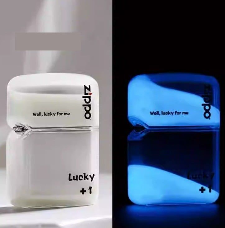 ไฟแช็ก Zippo Luminous Quicksand กันลม – เปลือกทองเหลือง ดีไซน์เรืองแสงในที่มืด ของขวัญสะสม 