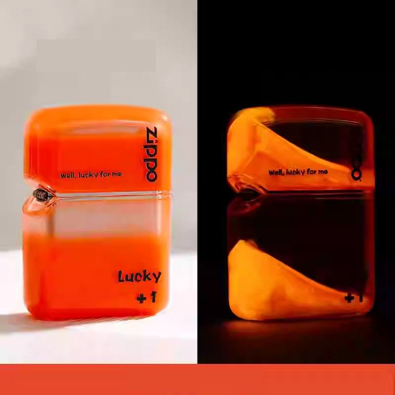 ไฟแช็ก Zippo Luminous Quicksand กันลม – เปลือกทองเหลือง ดีไซน์เรืองแสงในที่มืด ของขวัญสะสม 