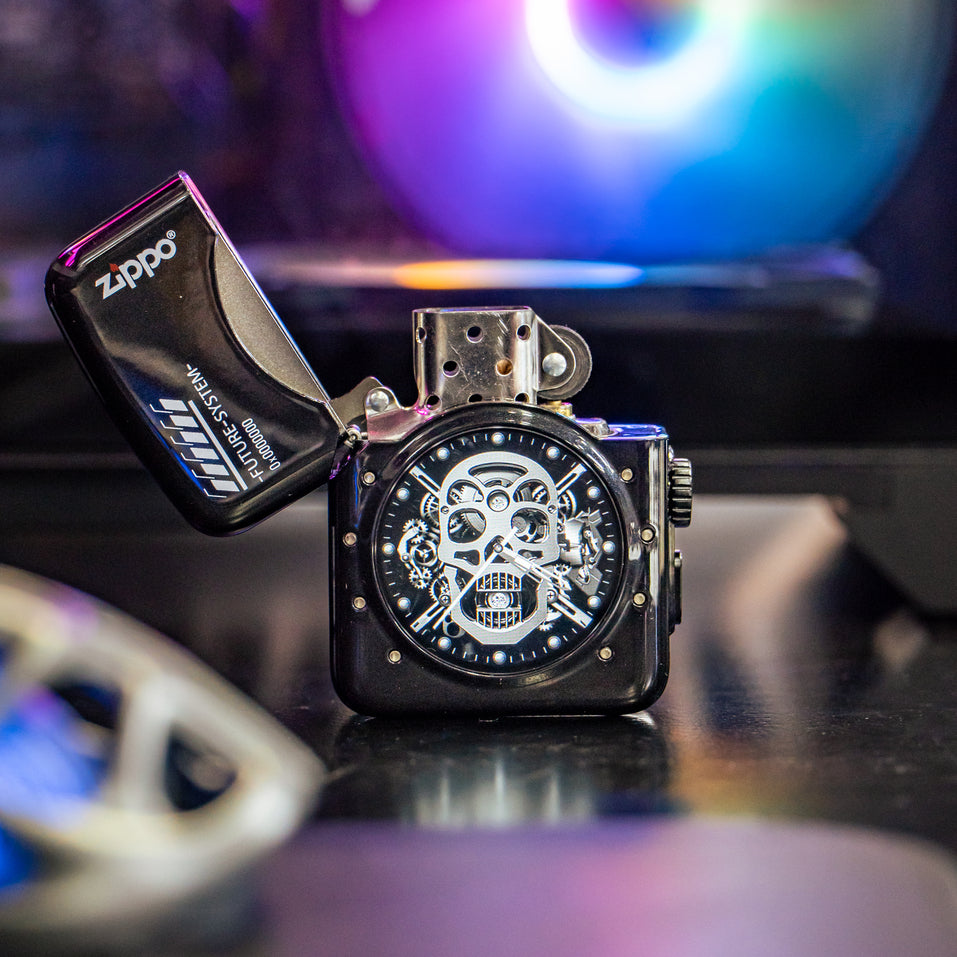 ไฟแช็กอัจฉริยะ Zippo Future System | หน้าจอสัมผัสและดีไซน์เรืองแสง